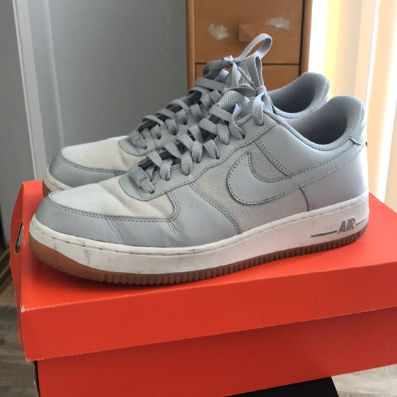 Air Force Cool Grey With Cloth Toe Box 